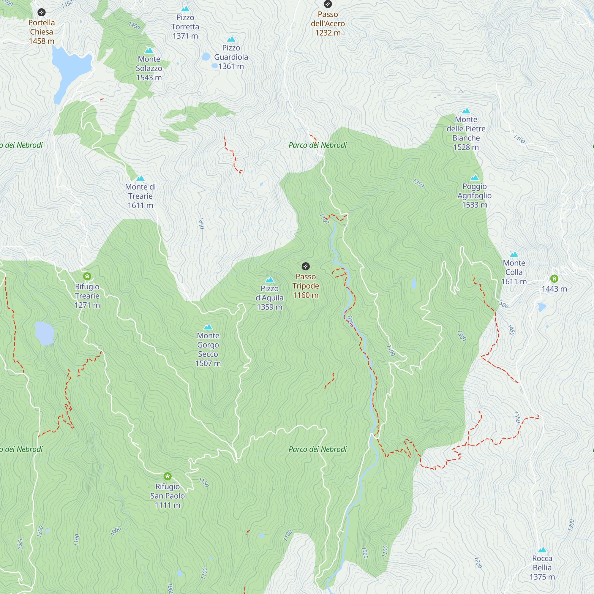 Macchia Flascio map