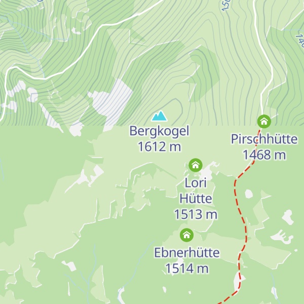 Map of Krieglhütte