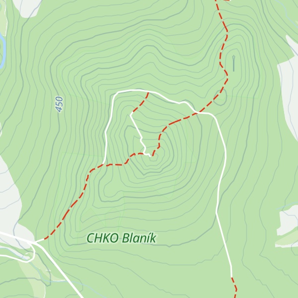 Map of Velký Blaník
