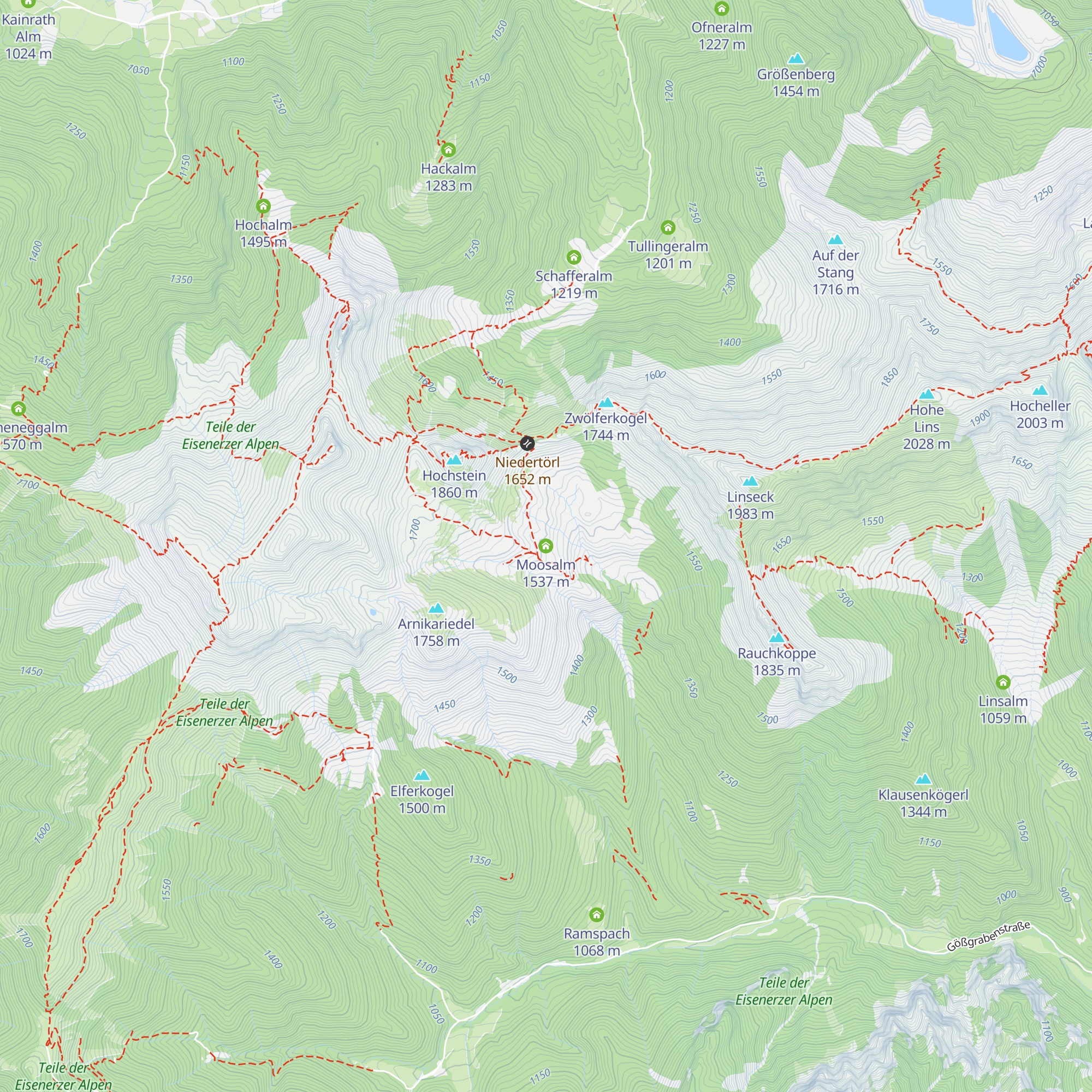 Moosalm map