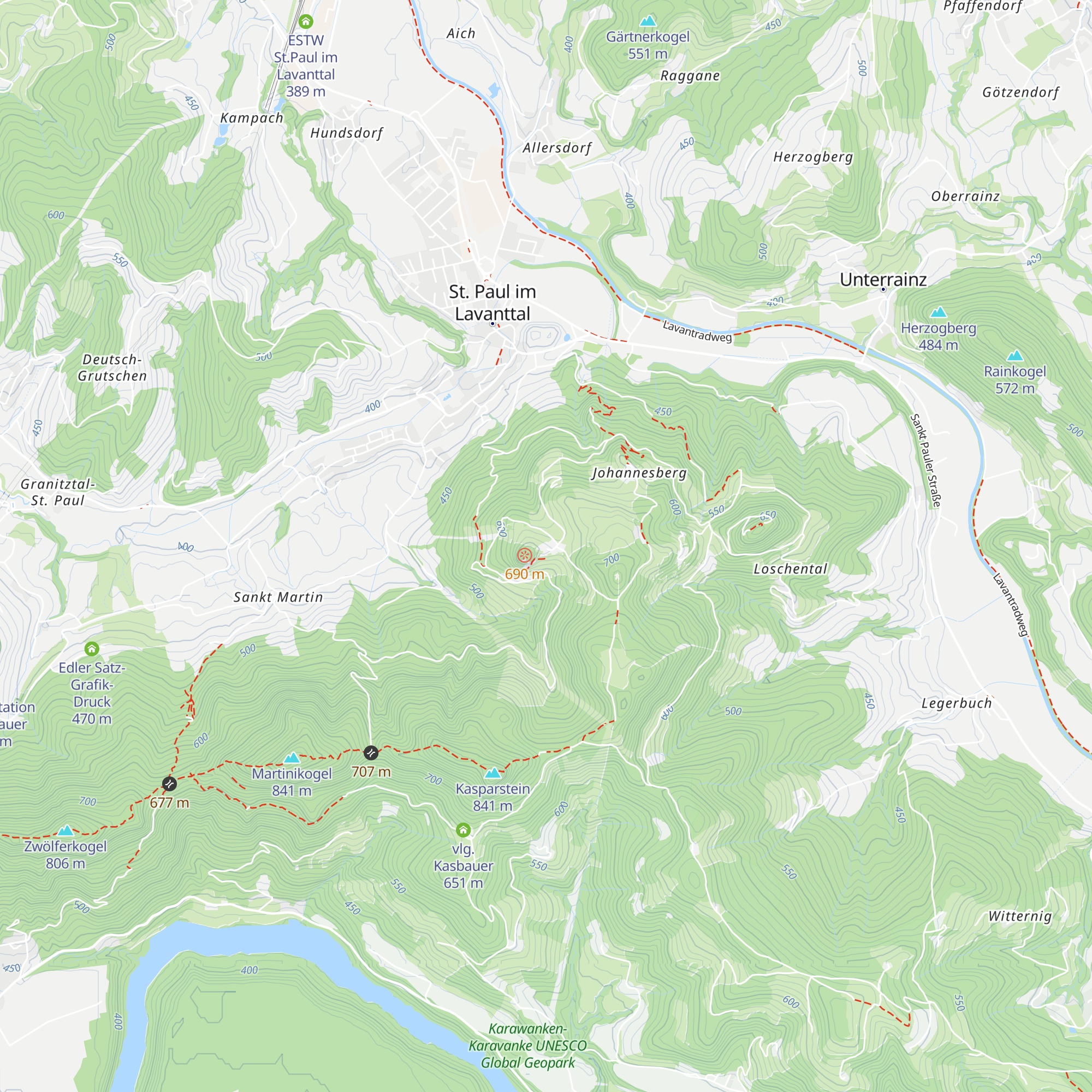 Gasthaus Rabensteiner map