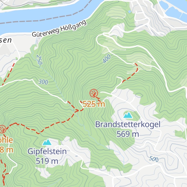 Map of Brandstetterkogelhütte