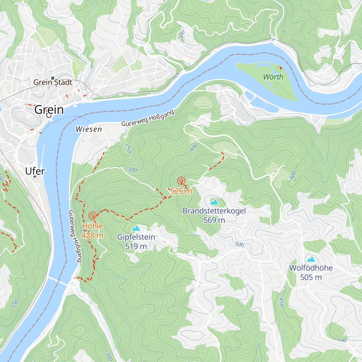 Brandstetterkogelhütte map