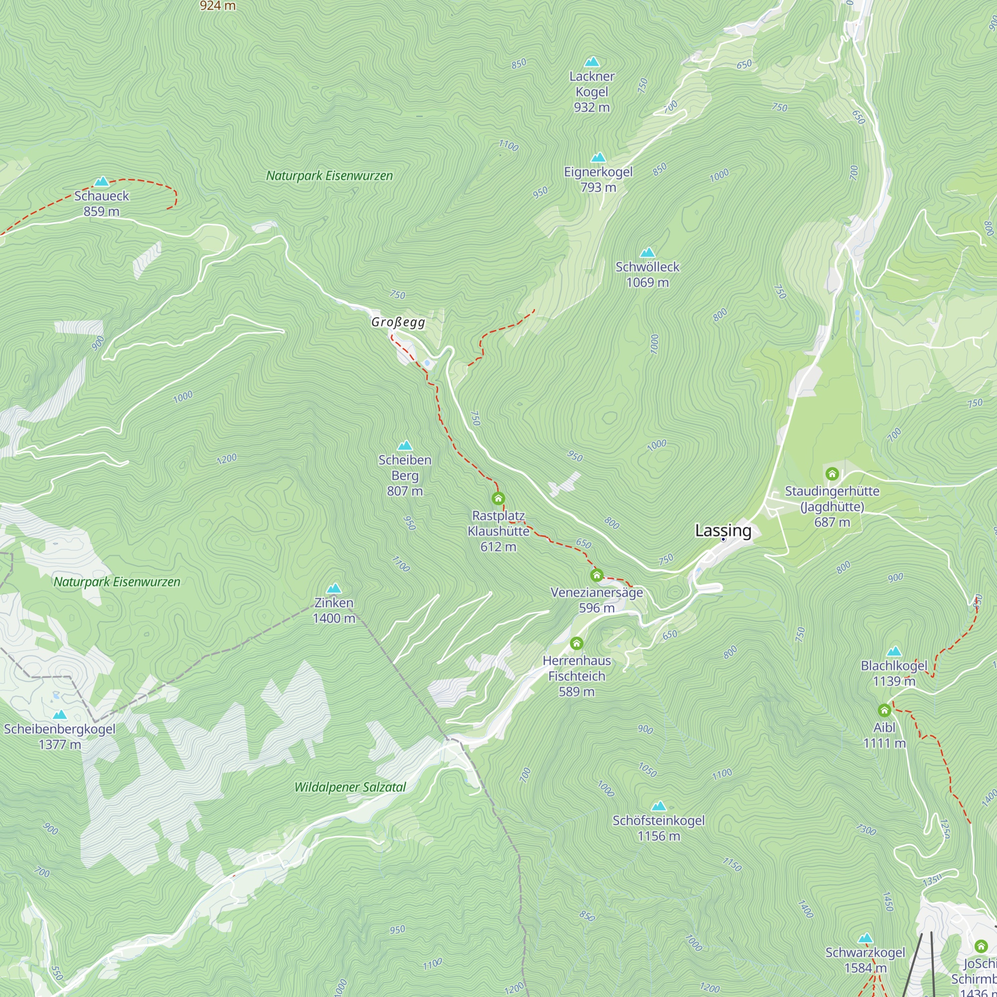 Rastplatz Klaushütte map