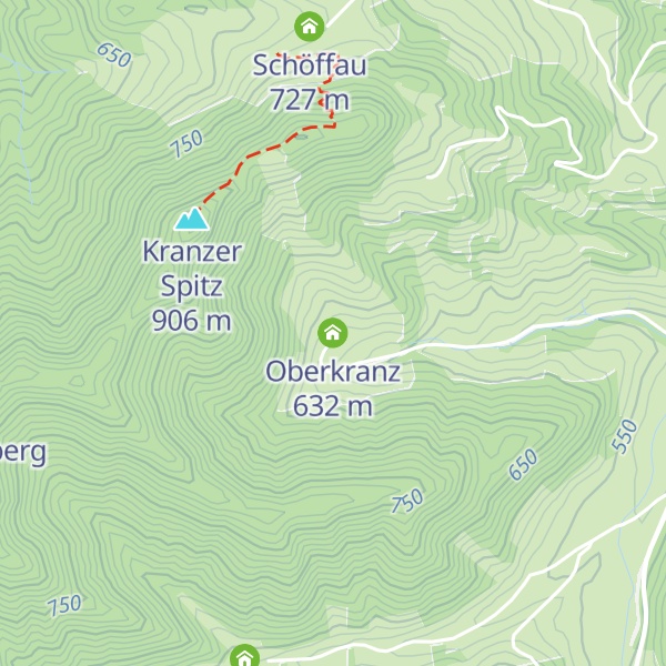 Map of Oberkranz