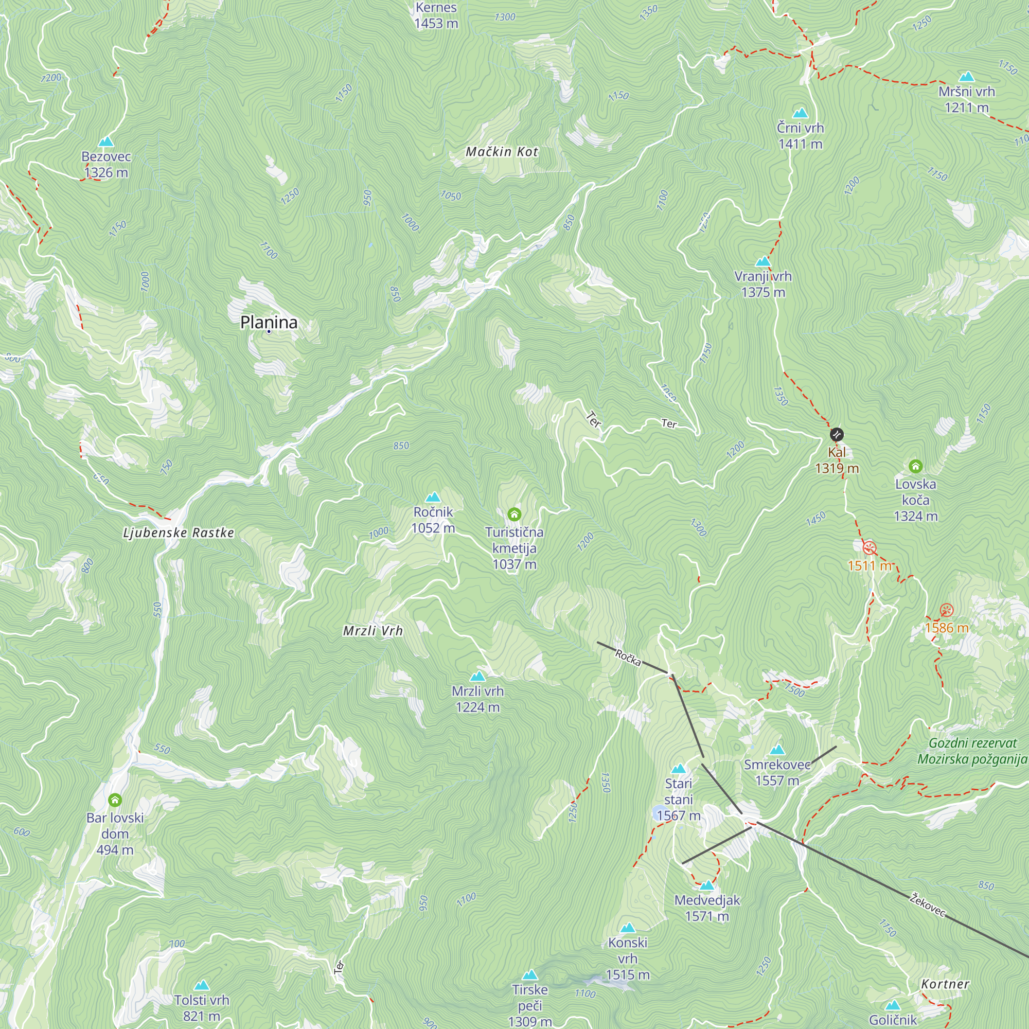 Turistična kmetija map