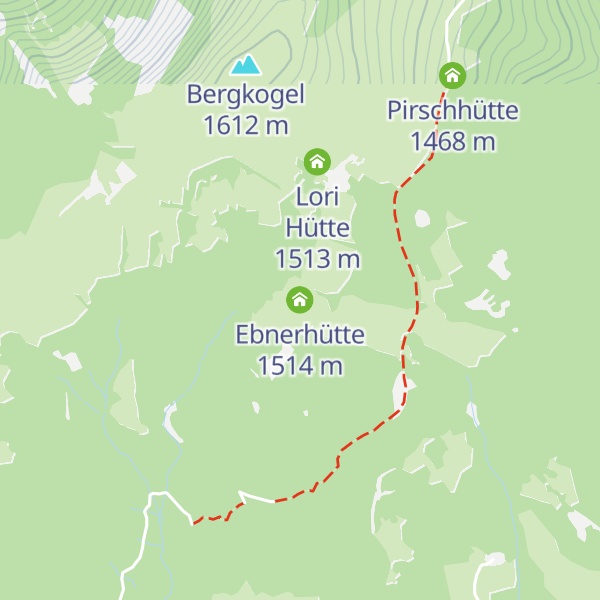 Map of Ebnerhütte