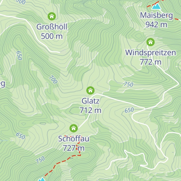 Map of Glatz