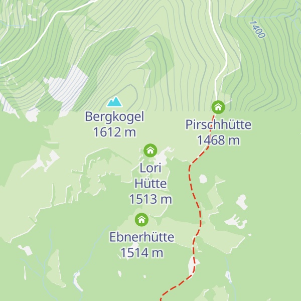Map of Lori Hütte