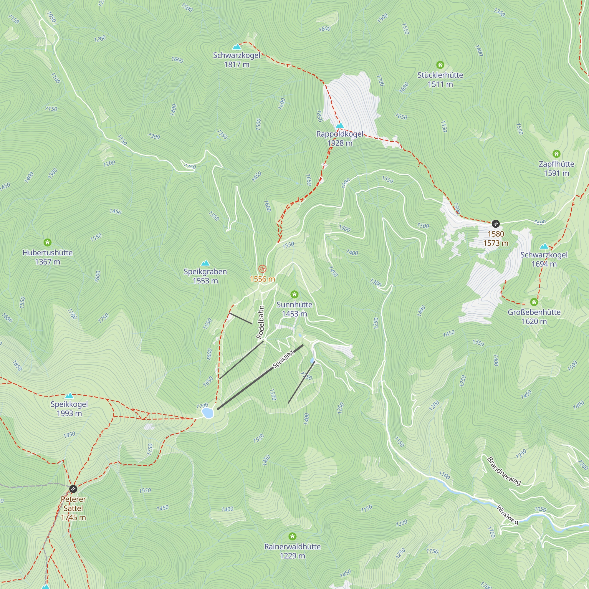 Sunnhütte map