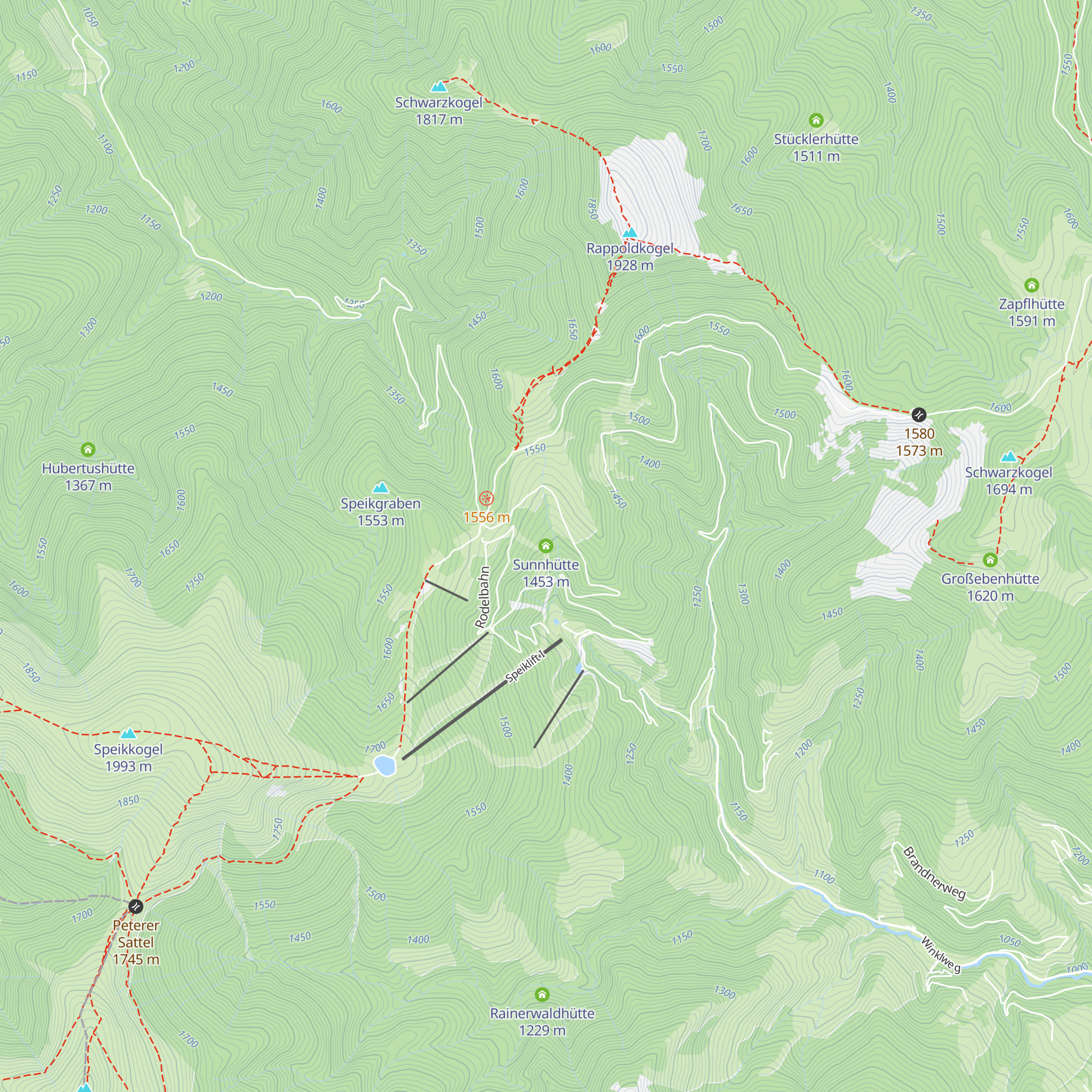 Sunnhütte map