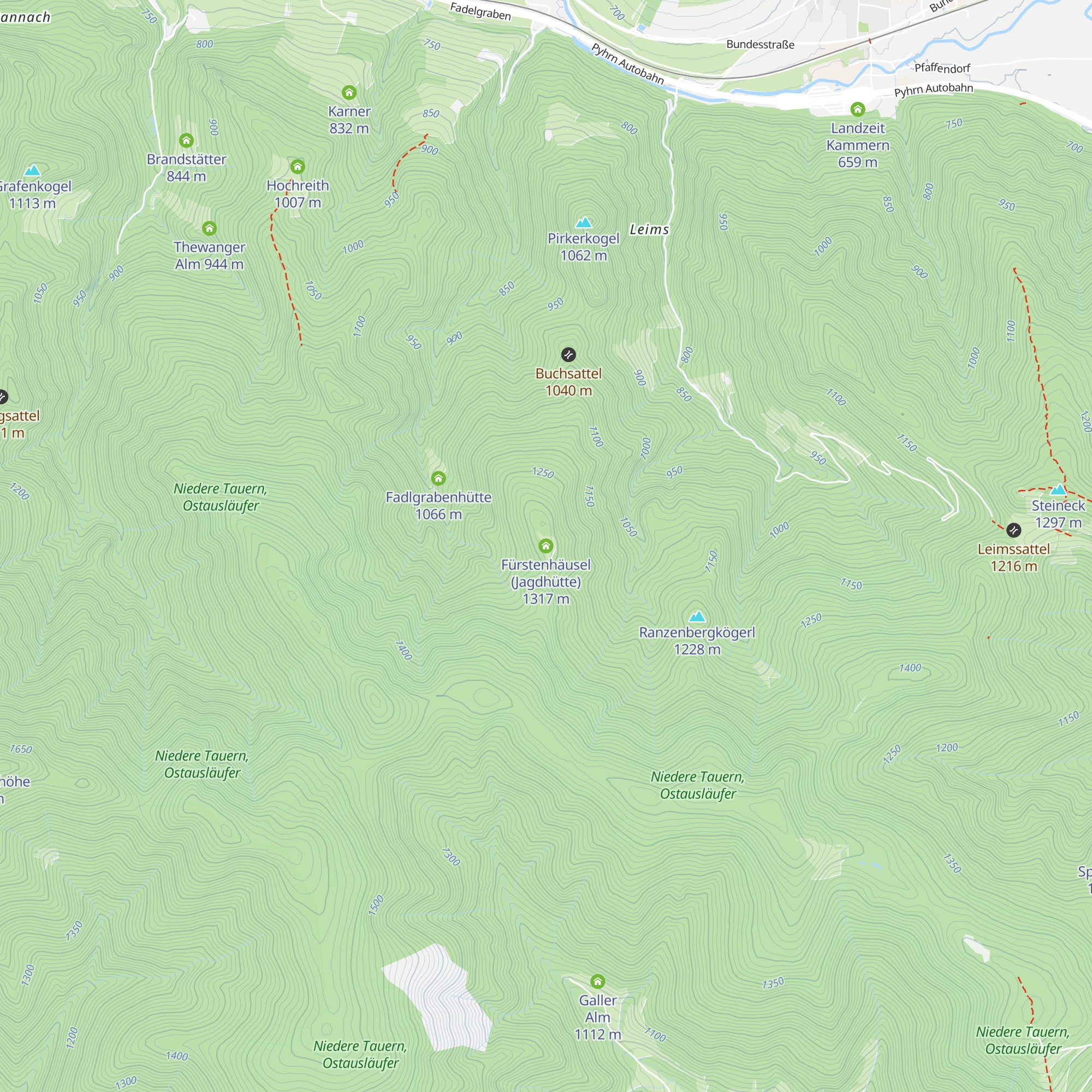 Fürstenhäusel (Jagdhütte) map