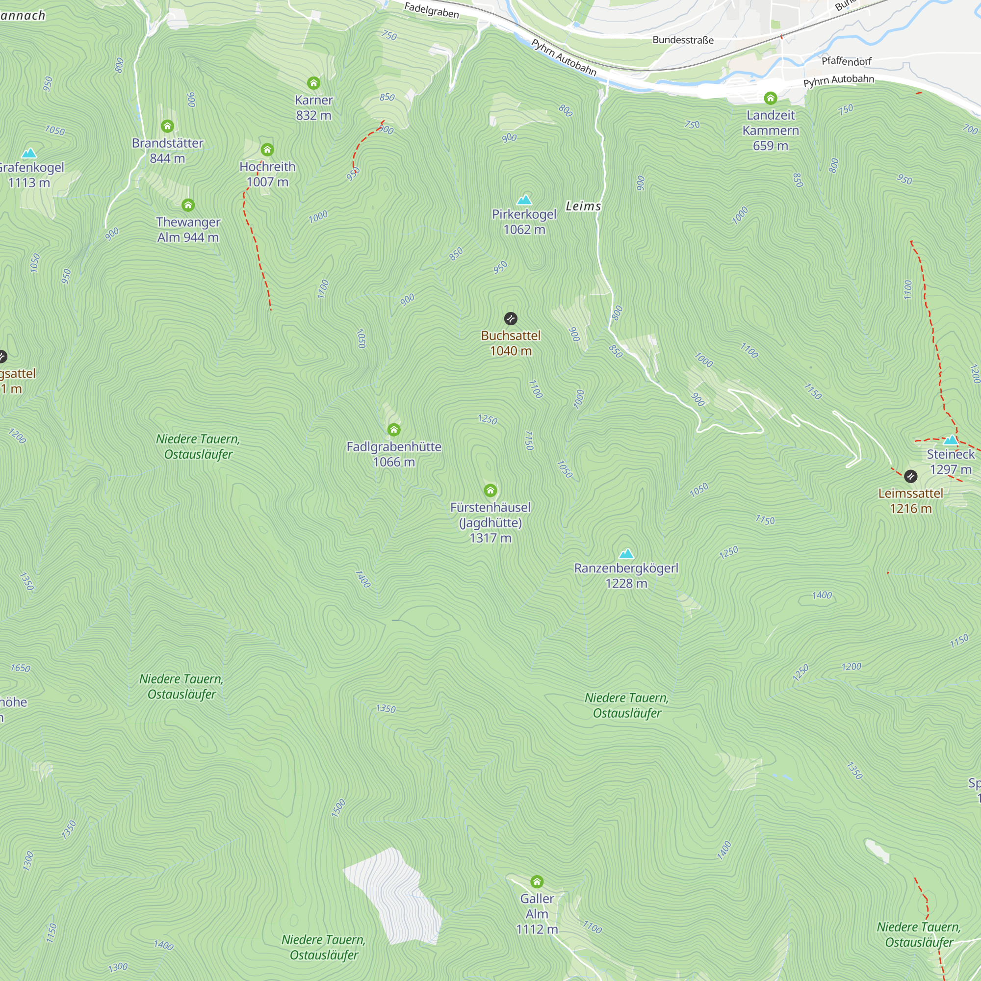 Fürstenhäusel (Jagdhütte) map
