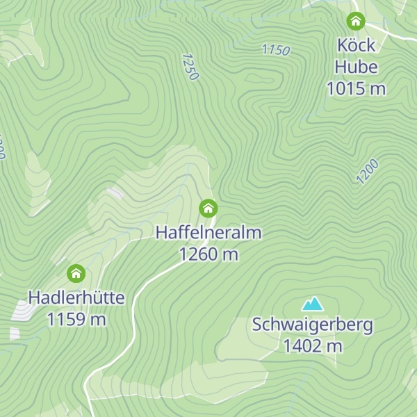 Map of Haffelneralm