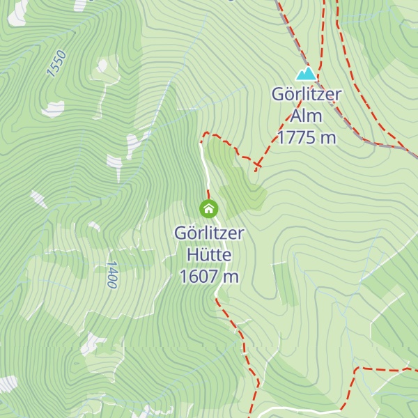 Map of Görlitzer Hütte
