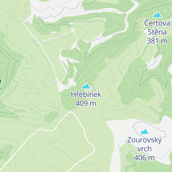 Map of Hřebínek