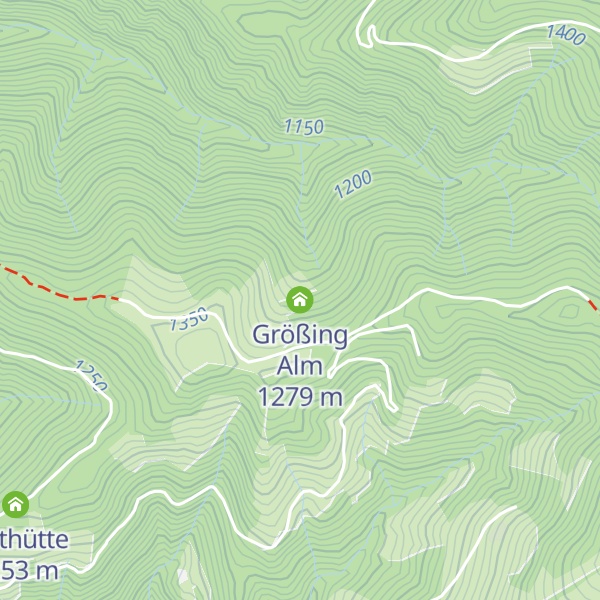 Map of Größing Alm
