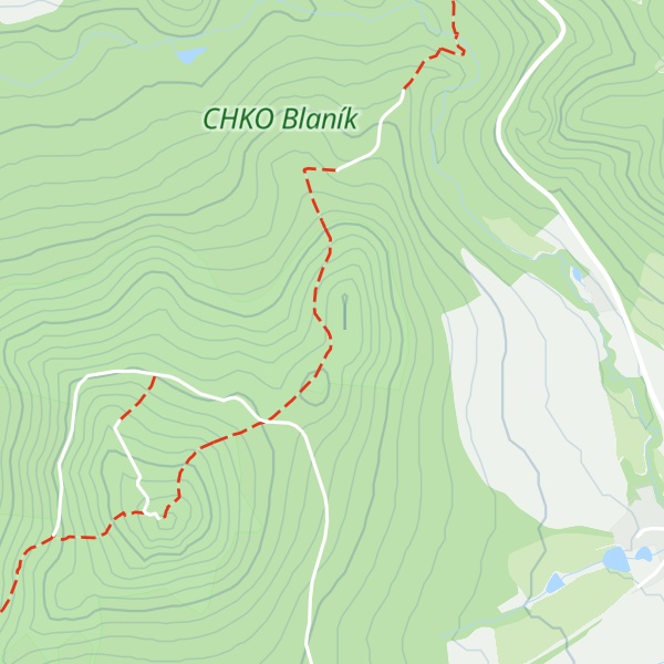 Map of Holý vrch
