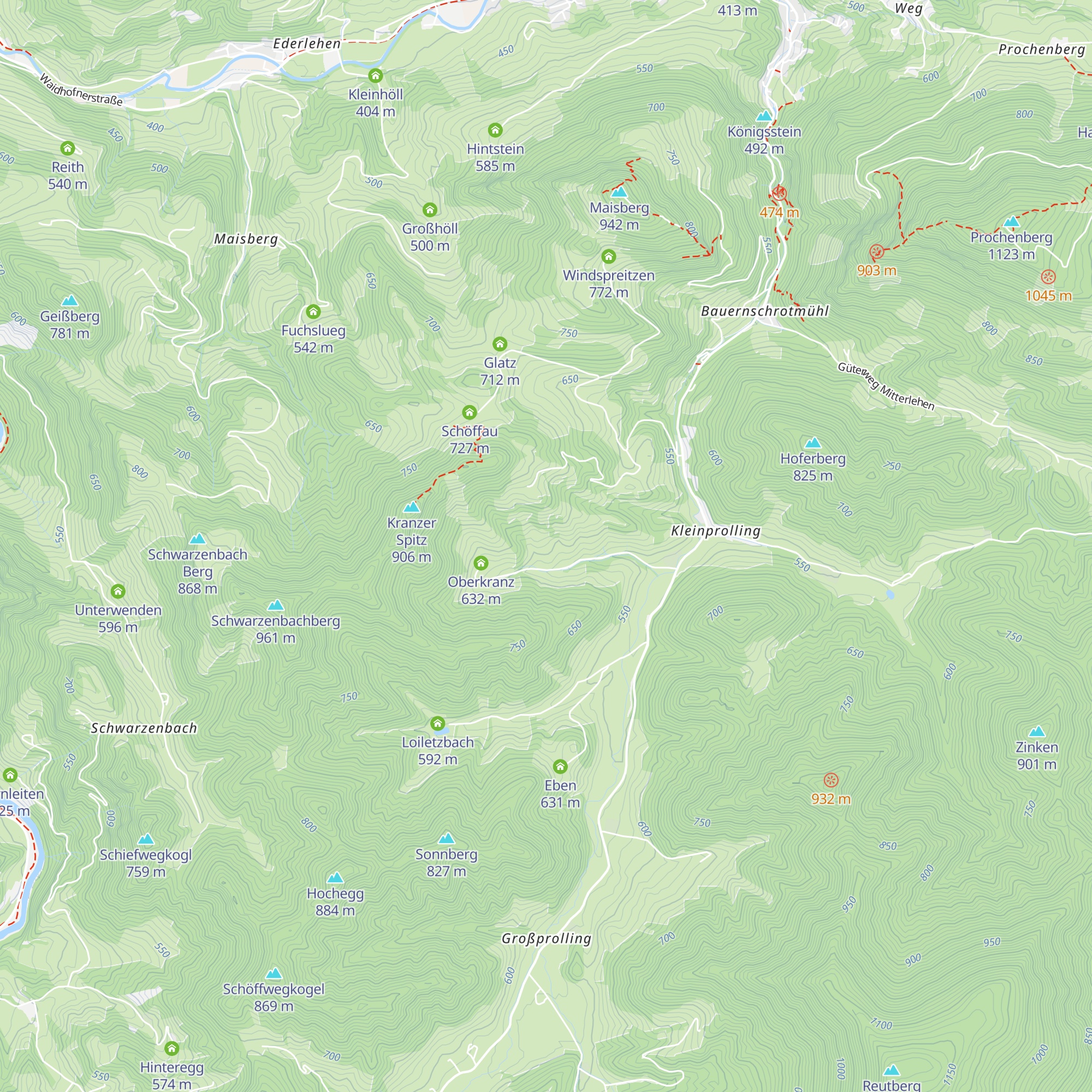 Unterkranz map