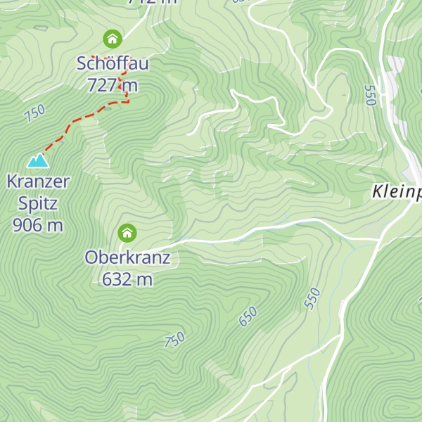 Map of Unterkranz