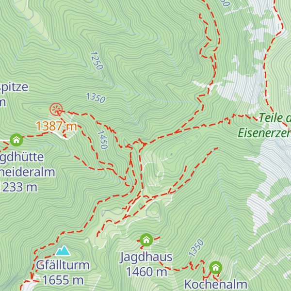 Map of Jagdhütte Kaiseralm