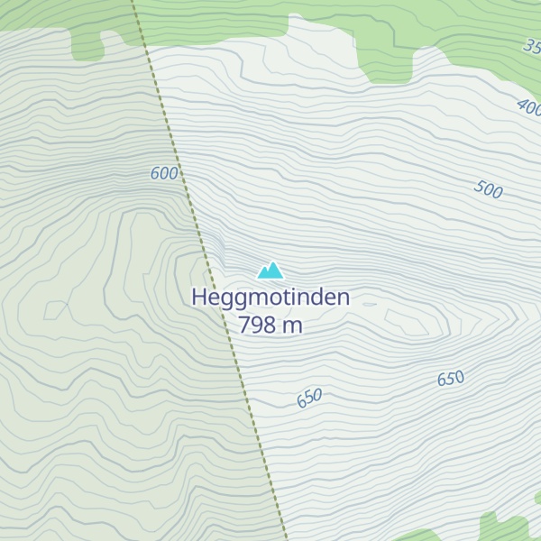 Map of Heggmotinden
