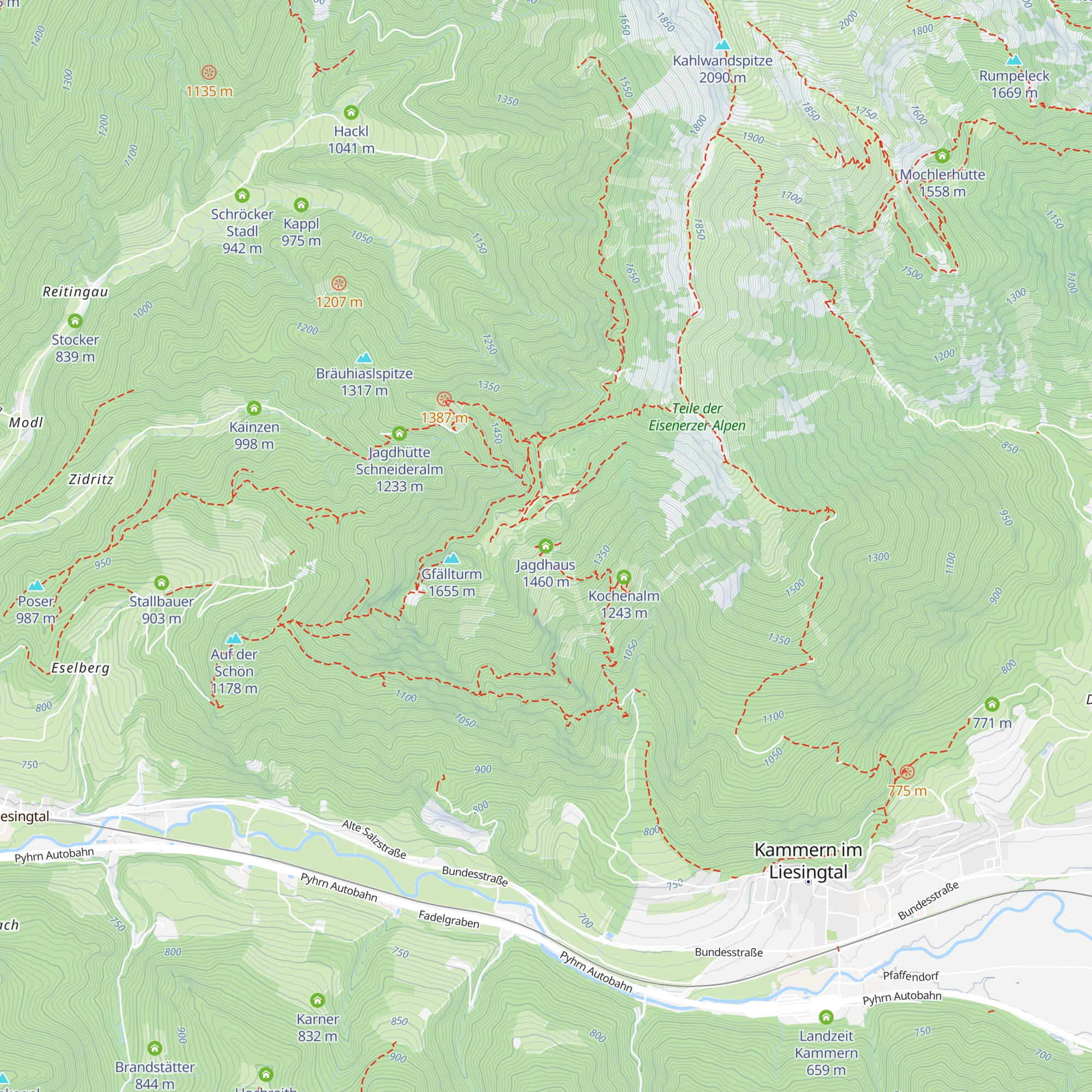Jagdhaus map