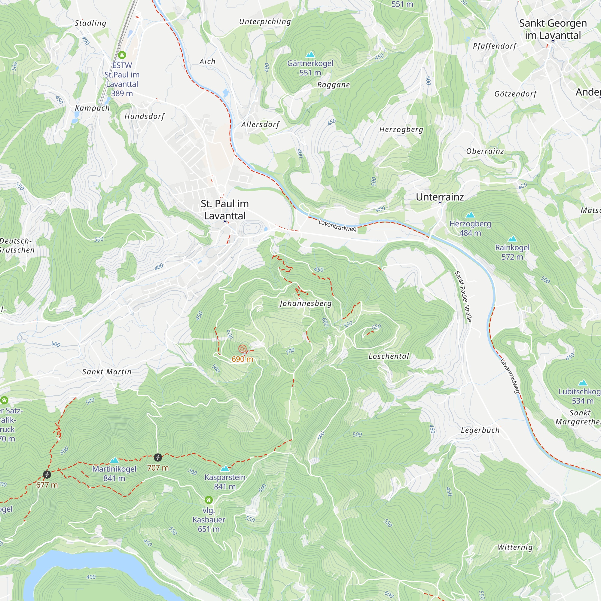 Jausenstation map