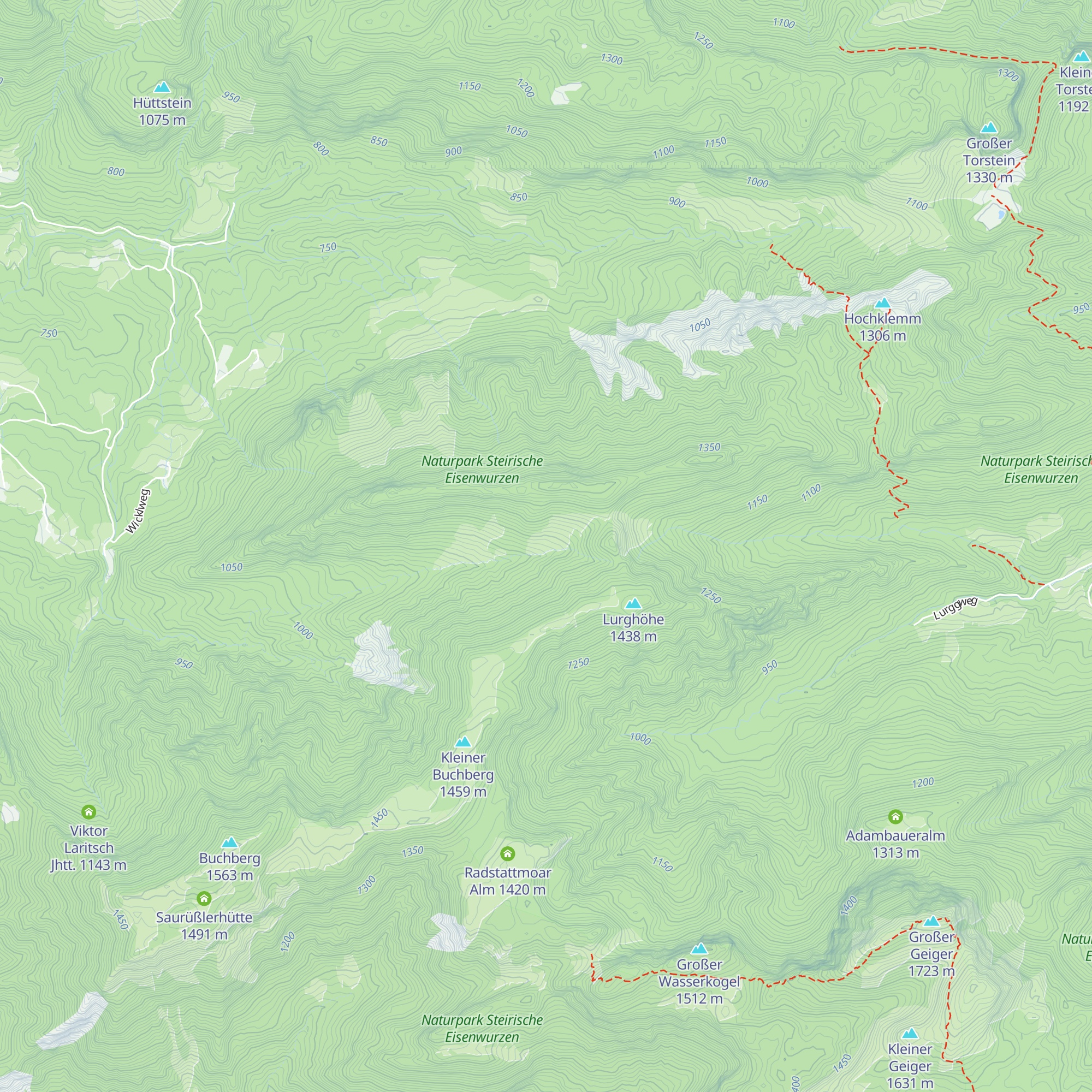 Salzabauernhütte map
