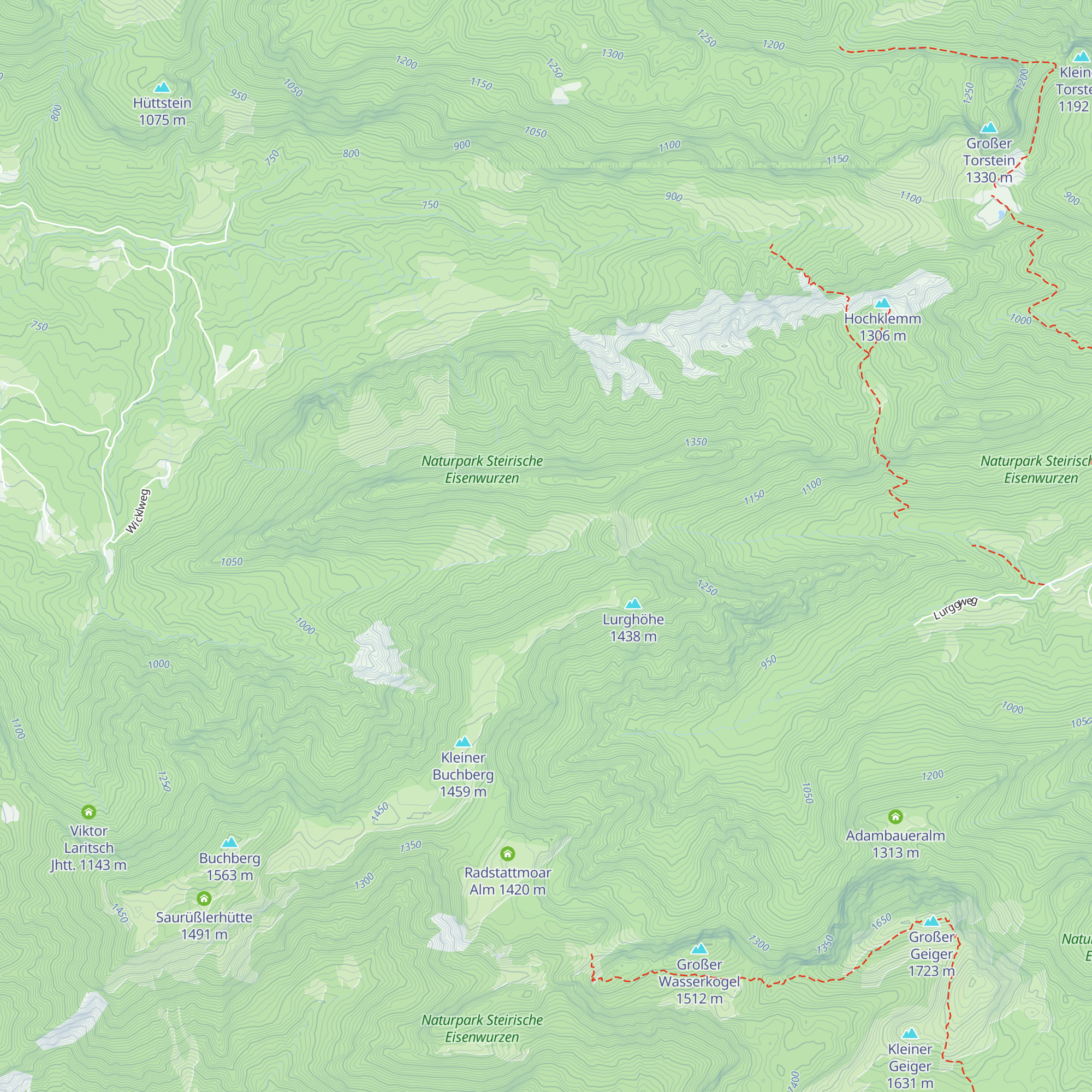 Salzabauernhütte map