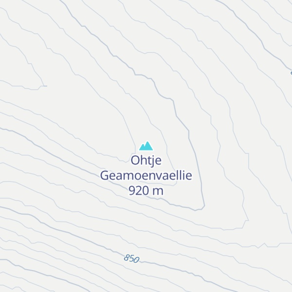Map of Ohtje Geamoenvaellie
