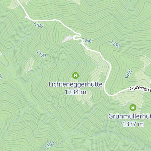 Map of Lichteneggerhütte