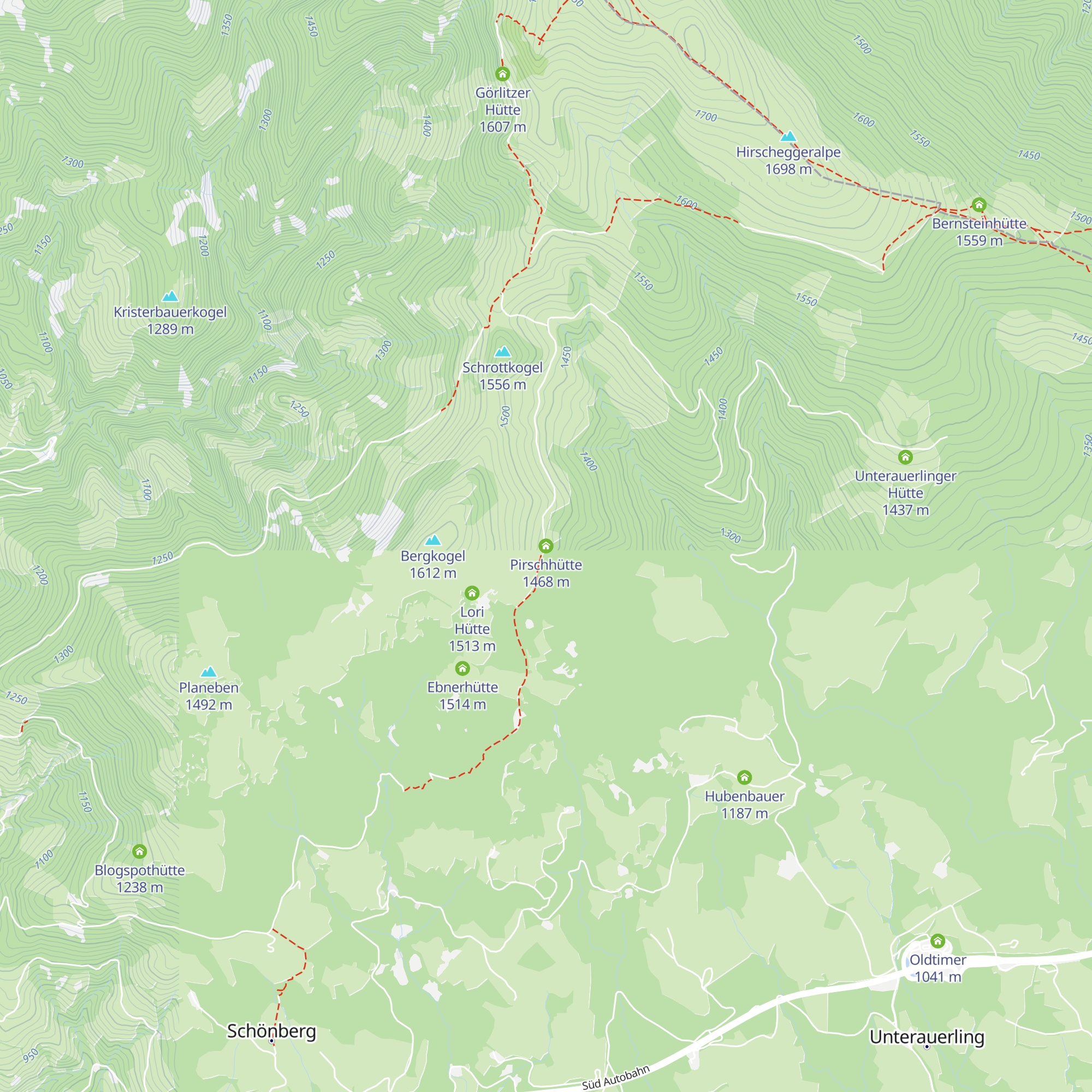 Pirschhütte map