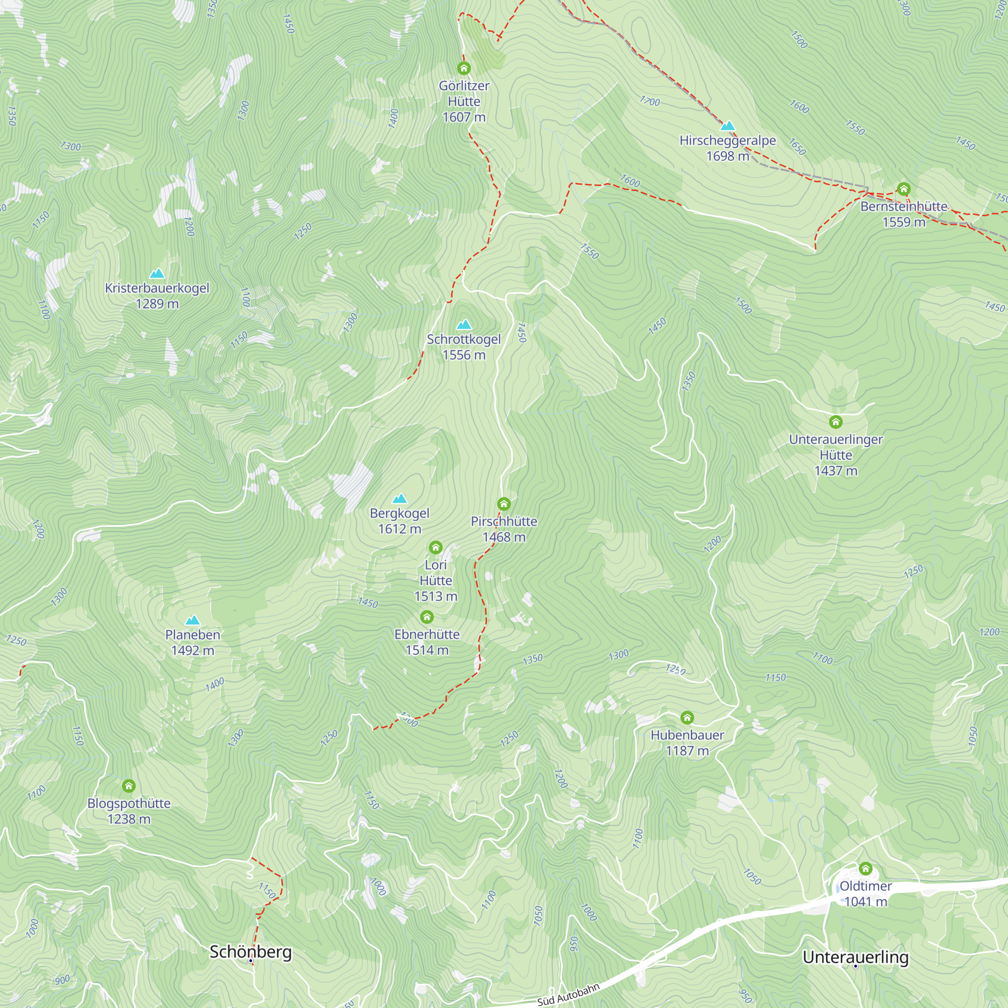 Pirschhütte map