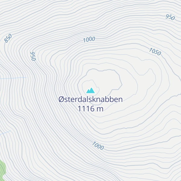 Map of Østerdalsknabben