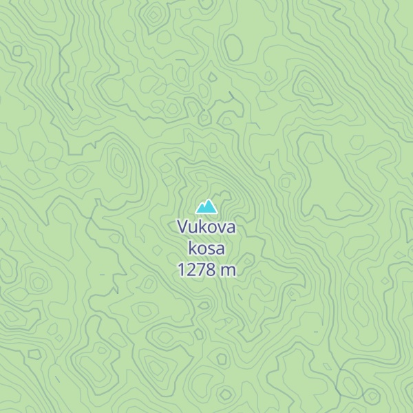 Map of Vukova kosa
