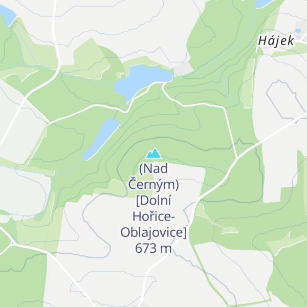 Map of (Nad Černým) [Dolní Hořice-Oblajovice]