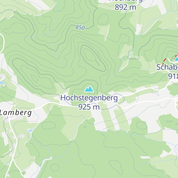 Map of Hochstegenberg