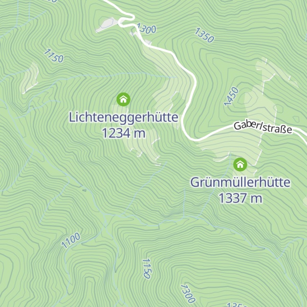 Map of Harmenterhütte