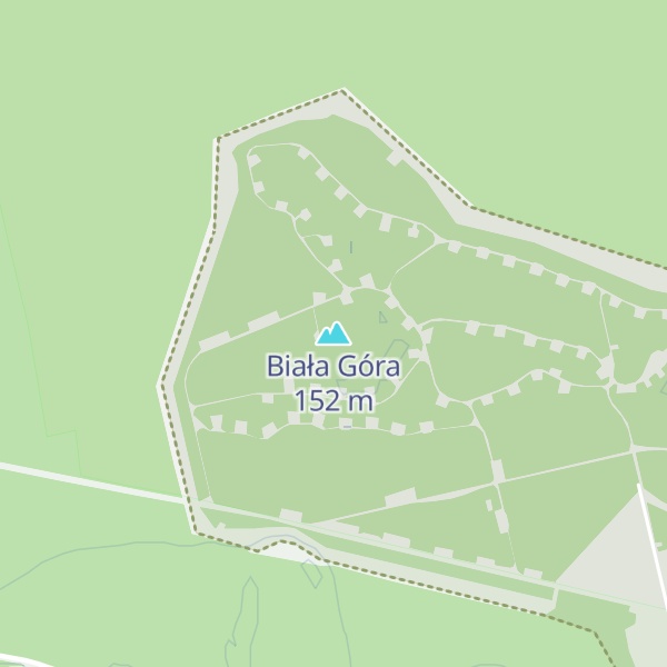Map of Biała Góra