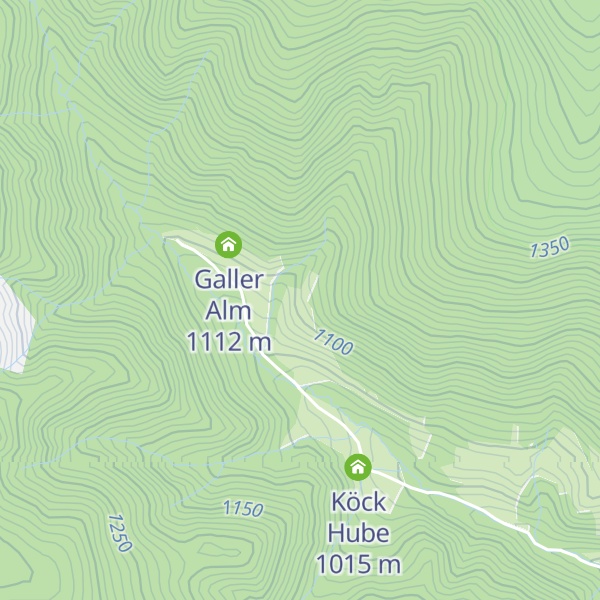 Map of Bichler Alm