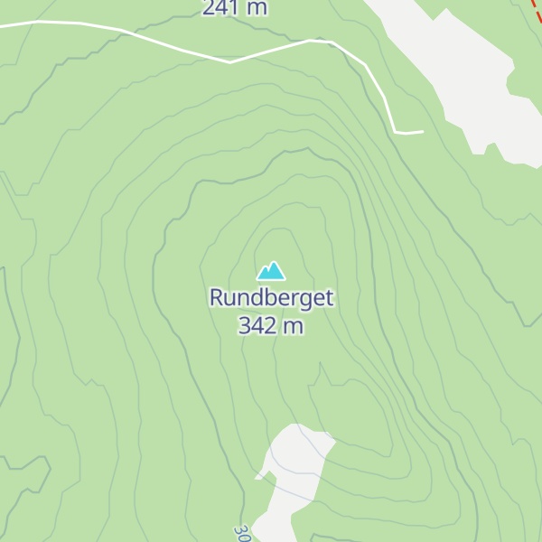 Map of Rundberget
