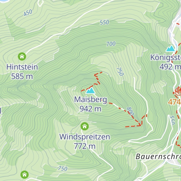 Map of Maisberg