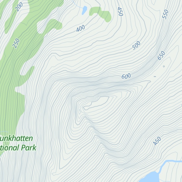 Map of Storvikfjellet