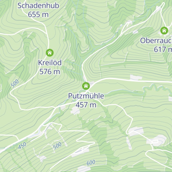 Map of Putzmühle