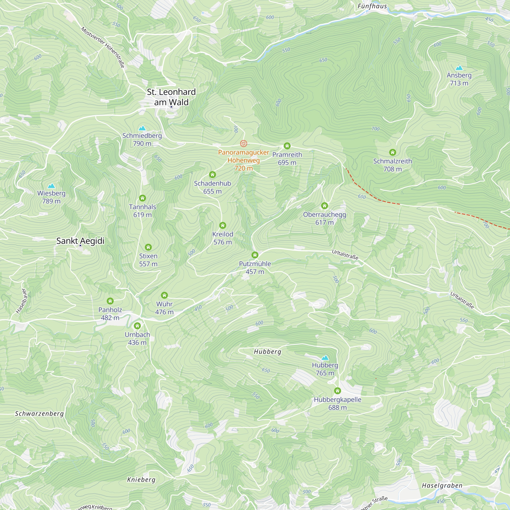 Putzmühle map