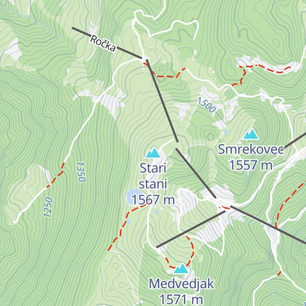 Map of Stari stani