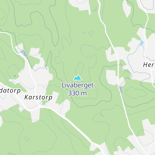Map of Livaberget