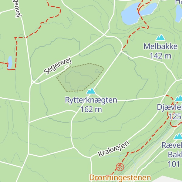 Map of Rytterknægten