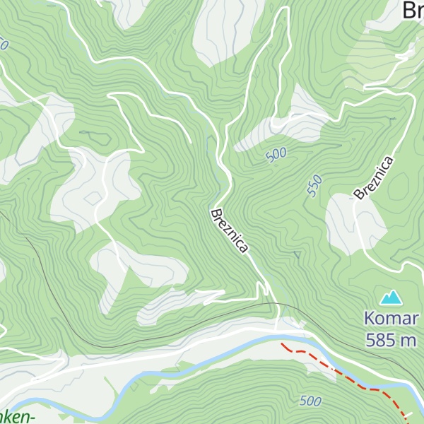 Map of Hober turizem